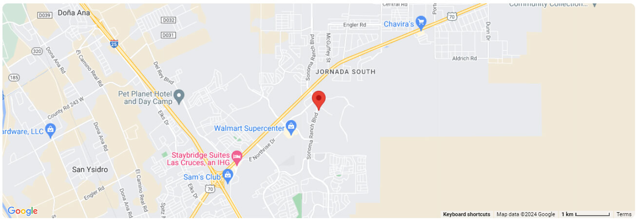 Map showing the Gutierrez Orthodontics office